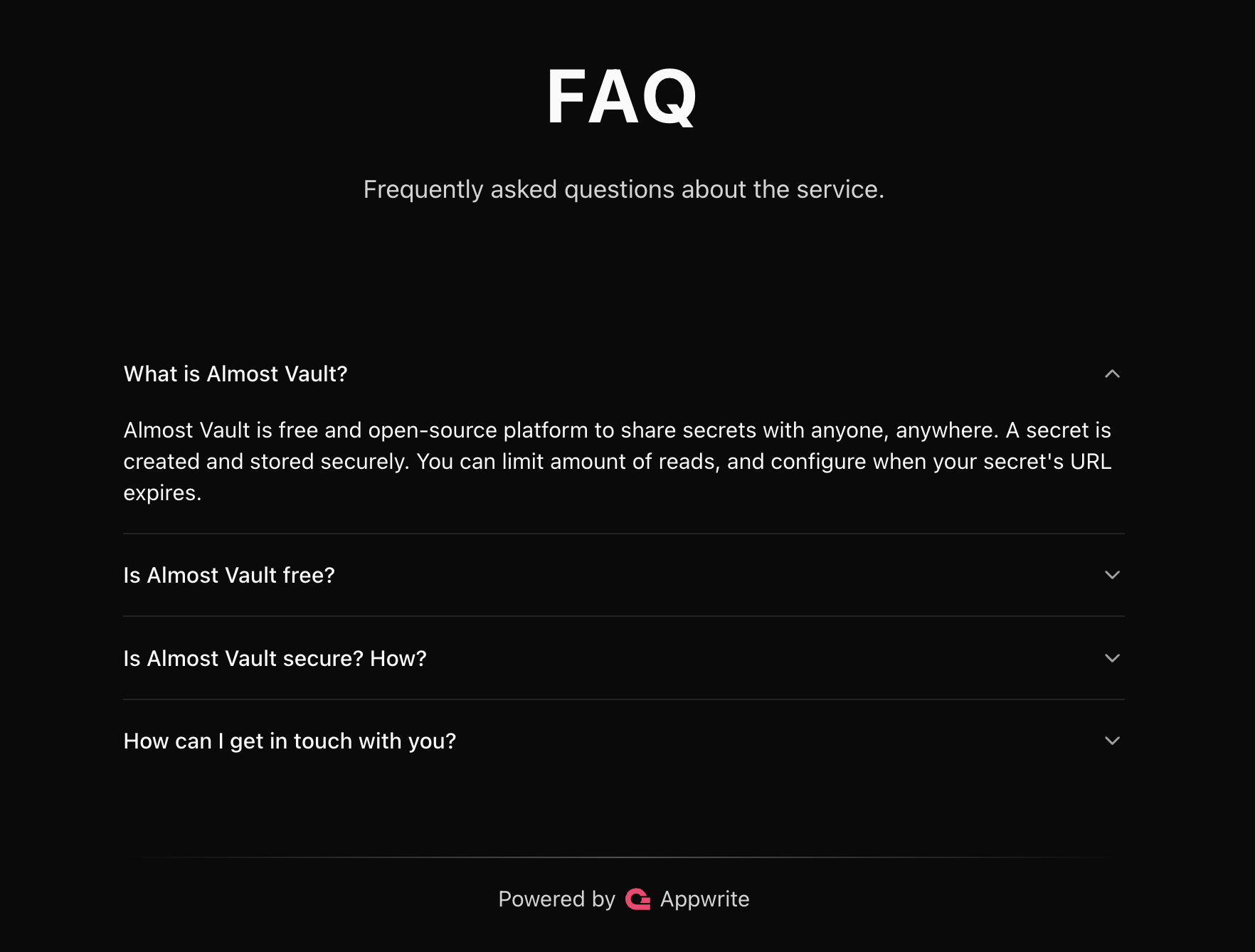FAQ