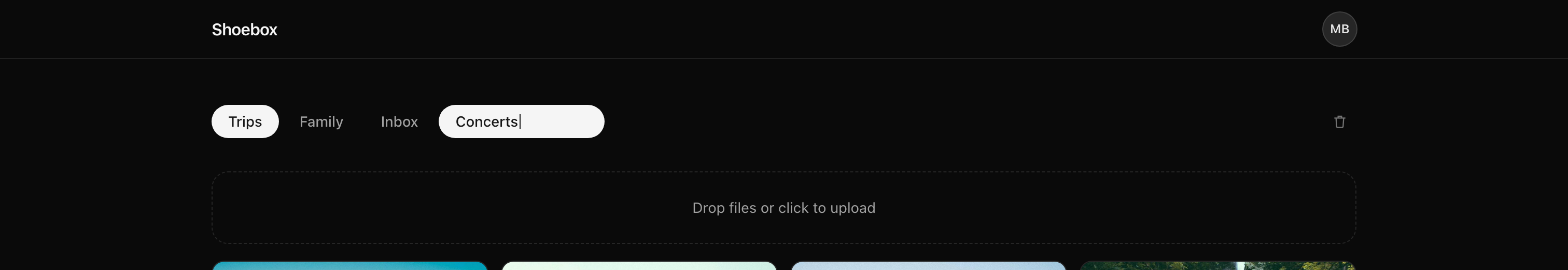 Creating a gallery inline